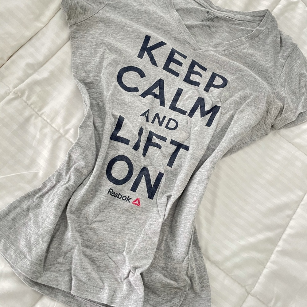 Keep calm and workout shirt